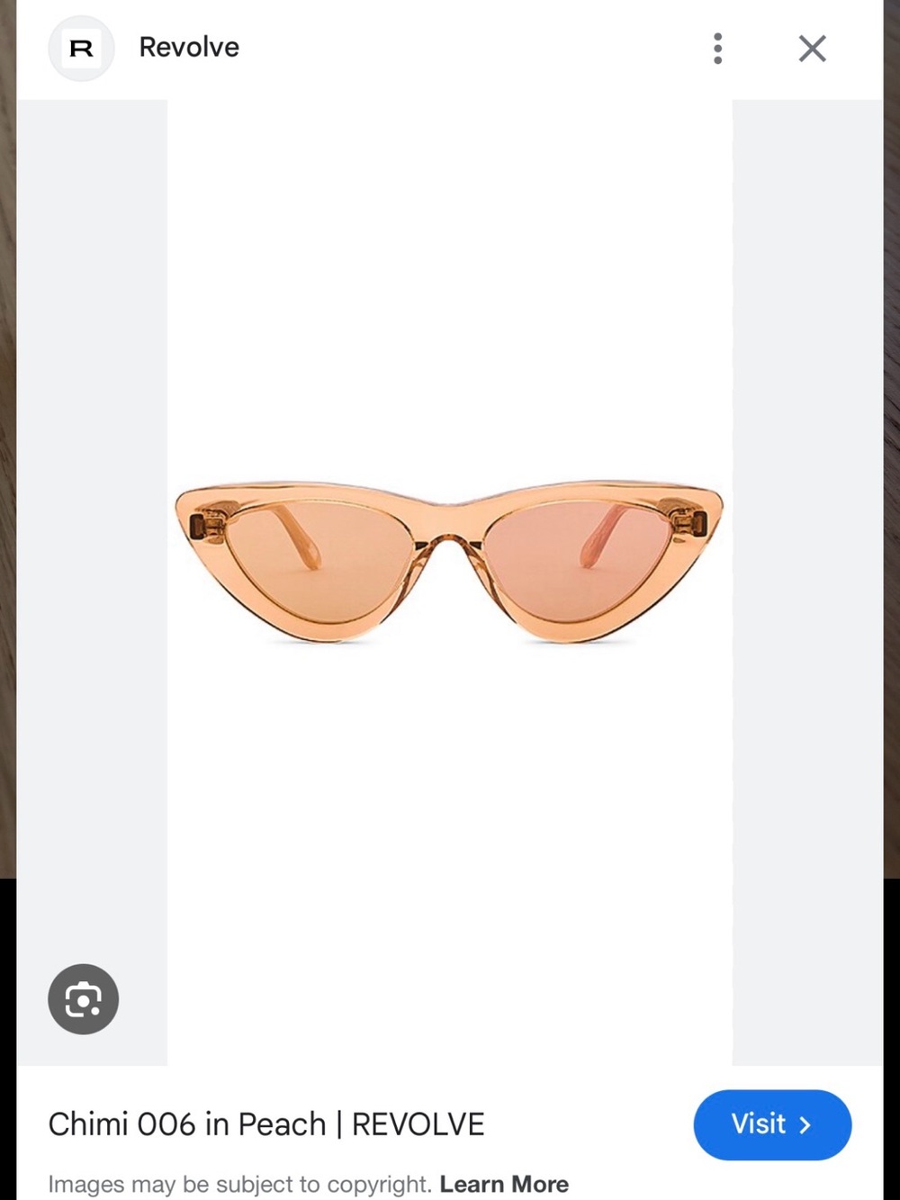 Chimi Peach Sunglasses - RARE - Picture 2 of 2